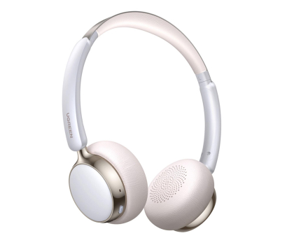 Słuchawka bezprzewodowa UGREEN Słuchawki nauszne Studio Plus HP207 Bluetooth srebrno-białe